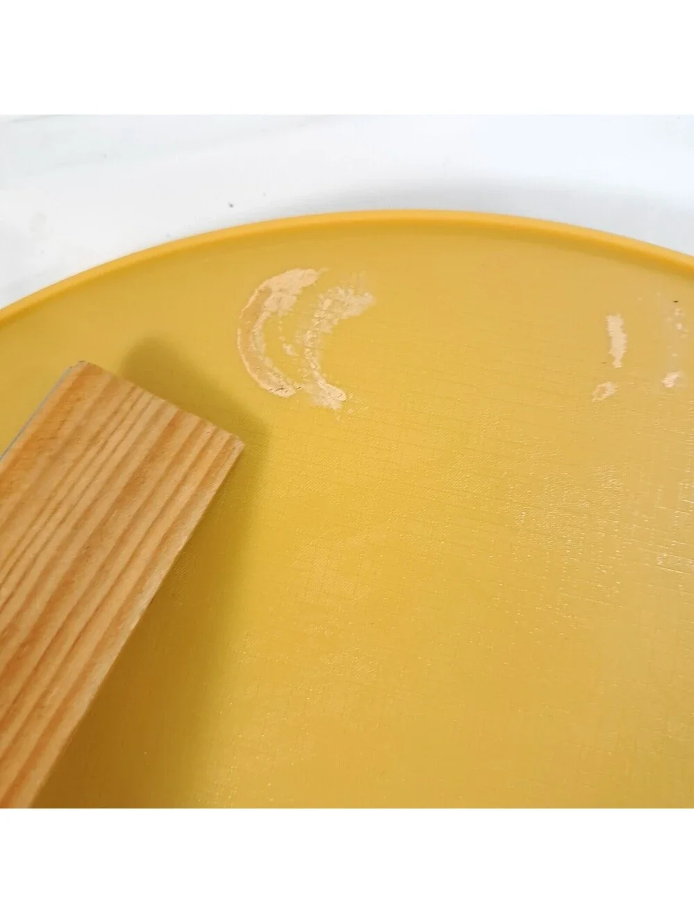 Rubbermaid Harvest Gold Plastic Lazy Susan set 2 #JB1 2709 1970's 10.5